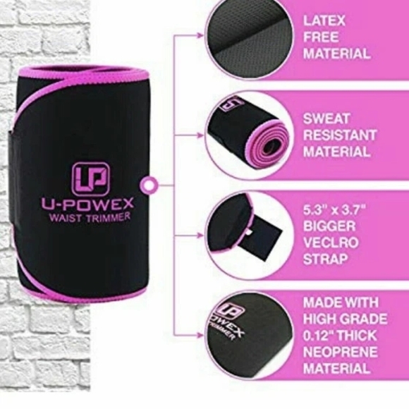 Other - U-Powex Waist Trimmer Belt - Black and Pink